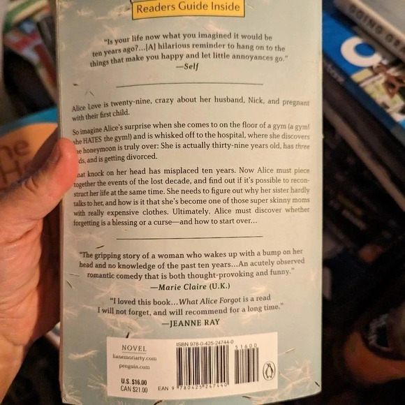 What Alice Forgot by Liane Moriarty - Picture 2 of 2